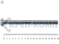 Болт полная резьба, цинк DIN933 24х180 пр.5,8 (35шт)