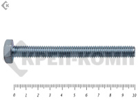 Болт полная резьба, цинк DIN933 6х100 пр.5,8 (25кг/1295)