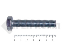 Болт полная резьба, цинк DIN933 12х 65 пр.8,8 (25кг/398)