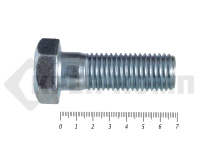 Болты DIN 931, с неполной резьбой, цинк, 16х 70 мм пр.8.8 (25 кг/172)