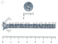 Винт потайной,цинк DIN965 4х65 Фасовка (250шт)