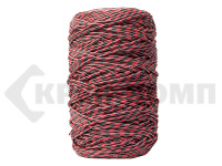 Веревка  5 мм полипропиленовая 16-ти прядная плетеная цветная (200 м) 