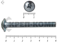 Винт с прессшайбой DIN967 5х60 (2000шт)