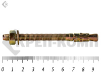 Анкер клиновой  8х 95, желтый цинк (10шт)