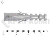Дюбель распорный, усатый 6х35 (1000шт)
