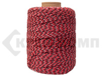Веревка  4 мм полипропиленовая 16-ти прядная плетеная цветная (500 м) 