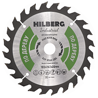 Диск 165*20*24Т, пильный по дереву Hilberg Industrial (1 шт)