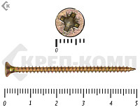 Саморез желтый цинк POZY  3х50 Фасовка (800шт)