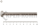 Болты с полной резьбой, нержавеющие DIN933 А2 10х100 (5шт) – фото