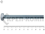 Болт полная резьба, цинк DIN933 10х100 пр.8,8 (4шт) Распродажа – фото