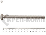 Болты с полной резьбой, нержавеющие DIN933 А2 8х140 МОСКРЕП (5шт) – фото