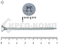 Саморез белый цинк POZY 4,5х70 (20шт)