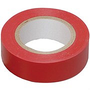 Лента клейкая изоляционная, ПВХ, красная, клей - синтетический каучук,15ммх15м13мкм,(шт.) Распродажа