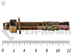 Анкер клиновой 16х120, желтый цинк (5шт) – фото